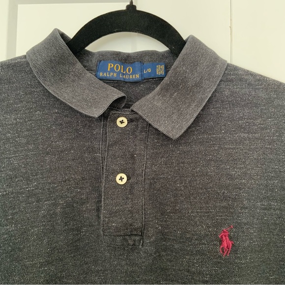 ❌SOLD❌ GREY POLO RALPH LAUREN LONG-SLEEVE TOP - Picture 3 of 4